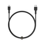 AUKEY CB-NCL1 Cable USB-C a Lightning negro de 1 m con trenzado de nailon