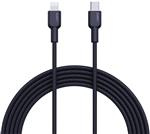 AUKEY CB-NCL12 Cable USB-C a Lightning negro de 1.8 m con trenzado de nailon