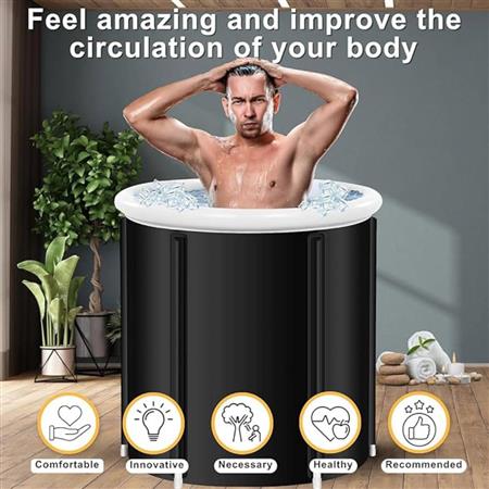 Bañera de hielo portátil R&T para atletas