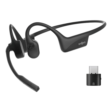 Auriculares Inalámbricos Shokz OpenComm2 UC (USB-C) - Negro