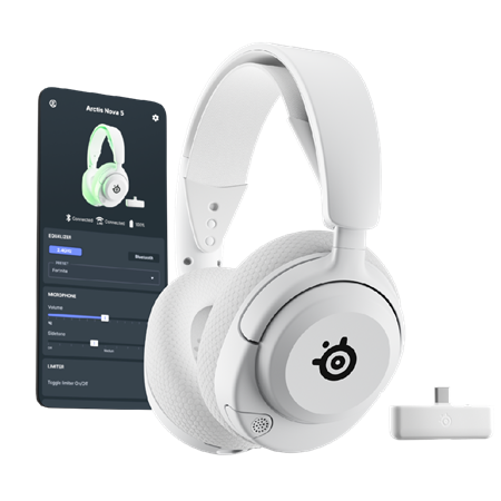 Auriculares Inalámbricos SteelSeries Arctis Nova 5X - Blanco