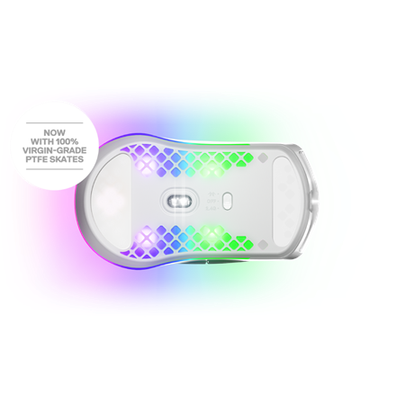 Mouse Inalámbrico SteelSeries Aerox 3 (2022) Snow